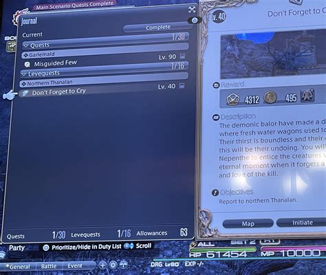 ffxiv levequests list.